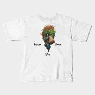 Power, Grace, You. World Women's Day Kids T-Shirt